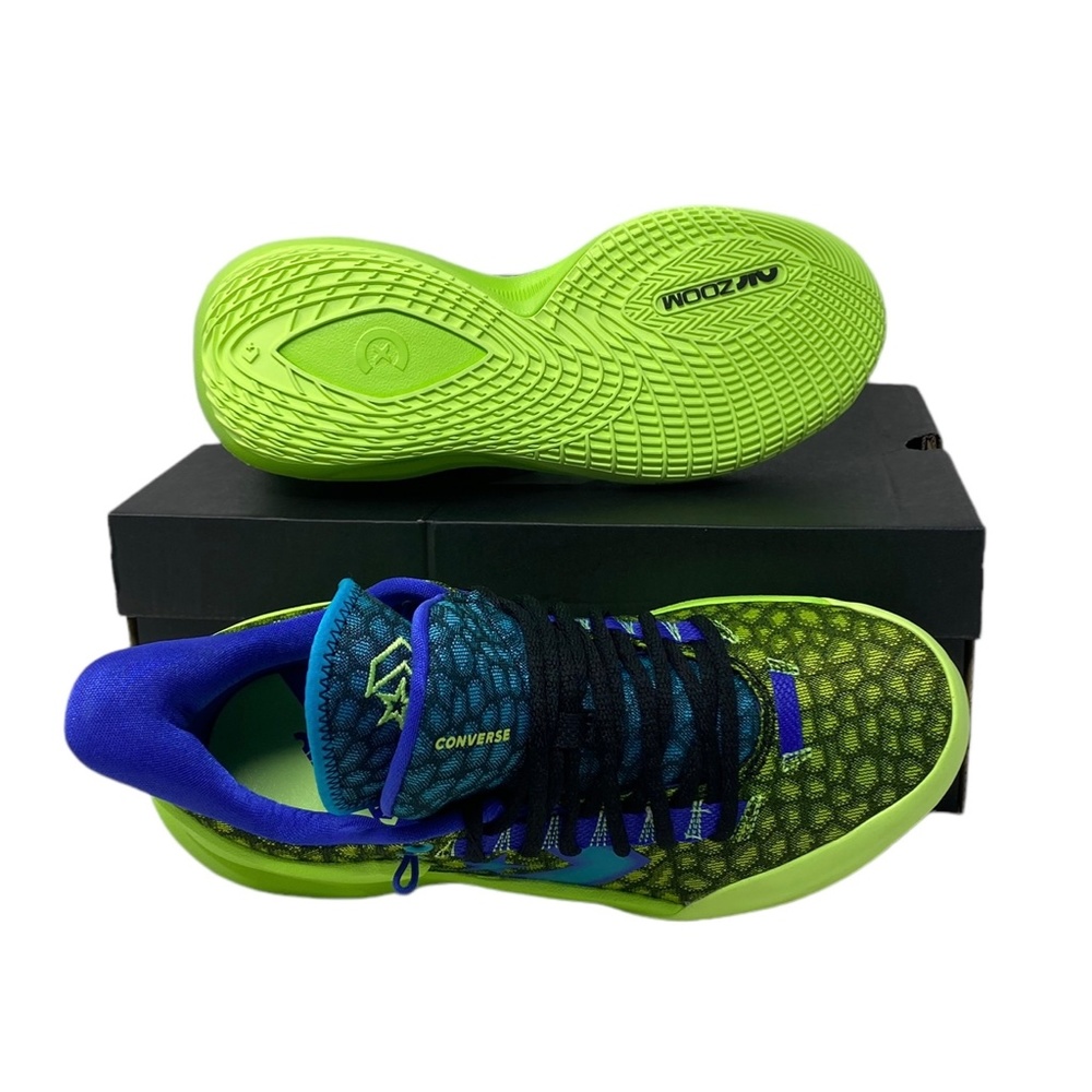 Converse BB Trilliant CX Sneakers Basketball Green Canvas Shoes Women's A04942C - Picture 3 of 11